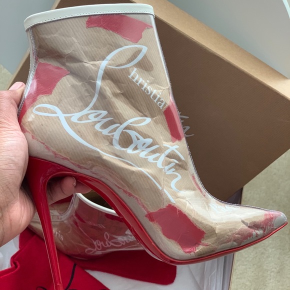 ESTATE SALE, MOVING ABROAD! $1490 CHRISTIAN LOUBOUTIN BOOTIES - Picture 2 of 5